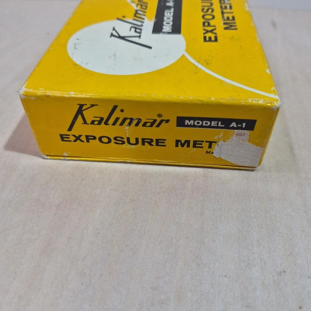Kalimar Model A1 Exposure Meter Vintage Camera Accessory With Leather‎ Case